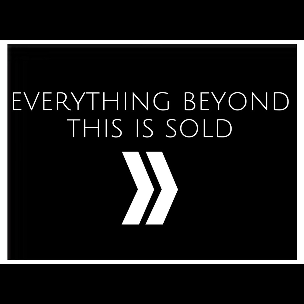 Everything beyond this point is sold