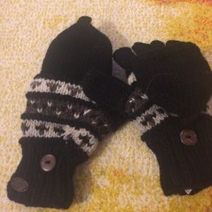 Foldover Wool Mittens