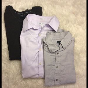 Banana Republic Trio! Sweater & 2 Dress Shirts