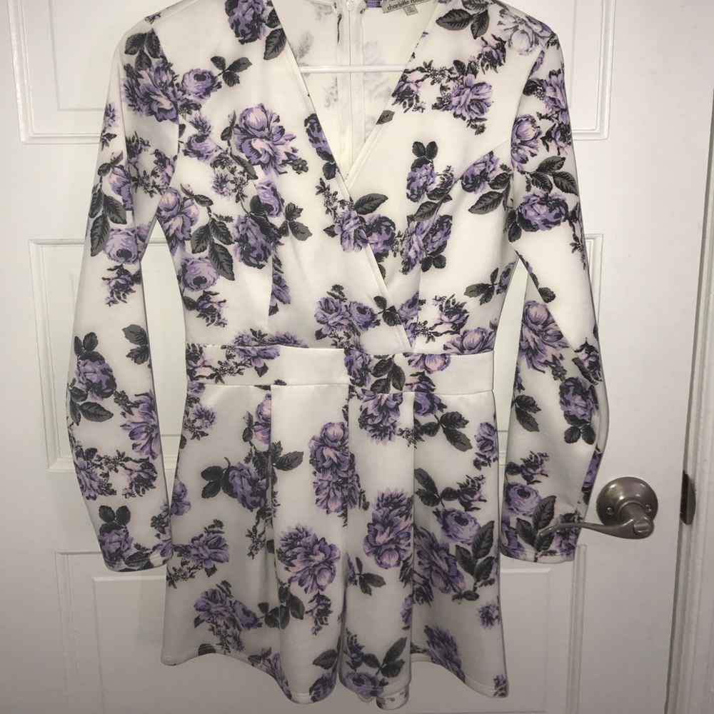 Short Floral romper