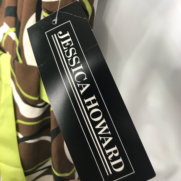 Jessica Howard Brown Sleeveless Dress 10P NWT - Picture 5 of 7