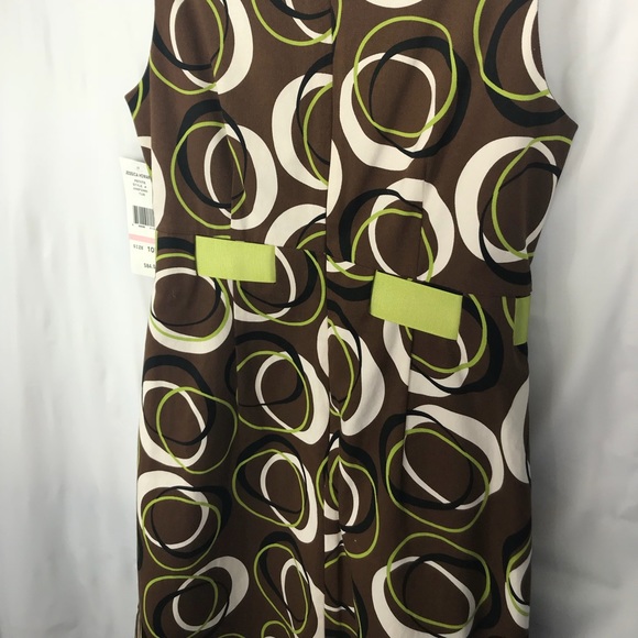 Jessica Howard Brown Sleeveless Dress 10P NWT - Picture 6 of 7
