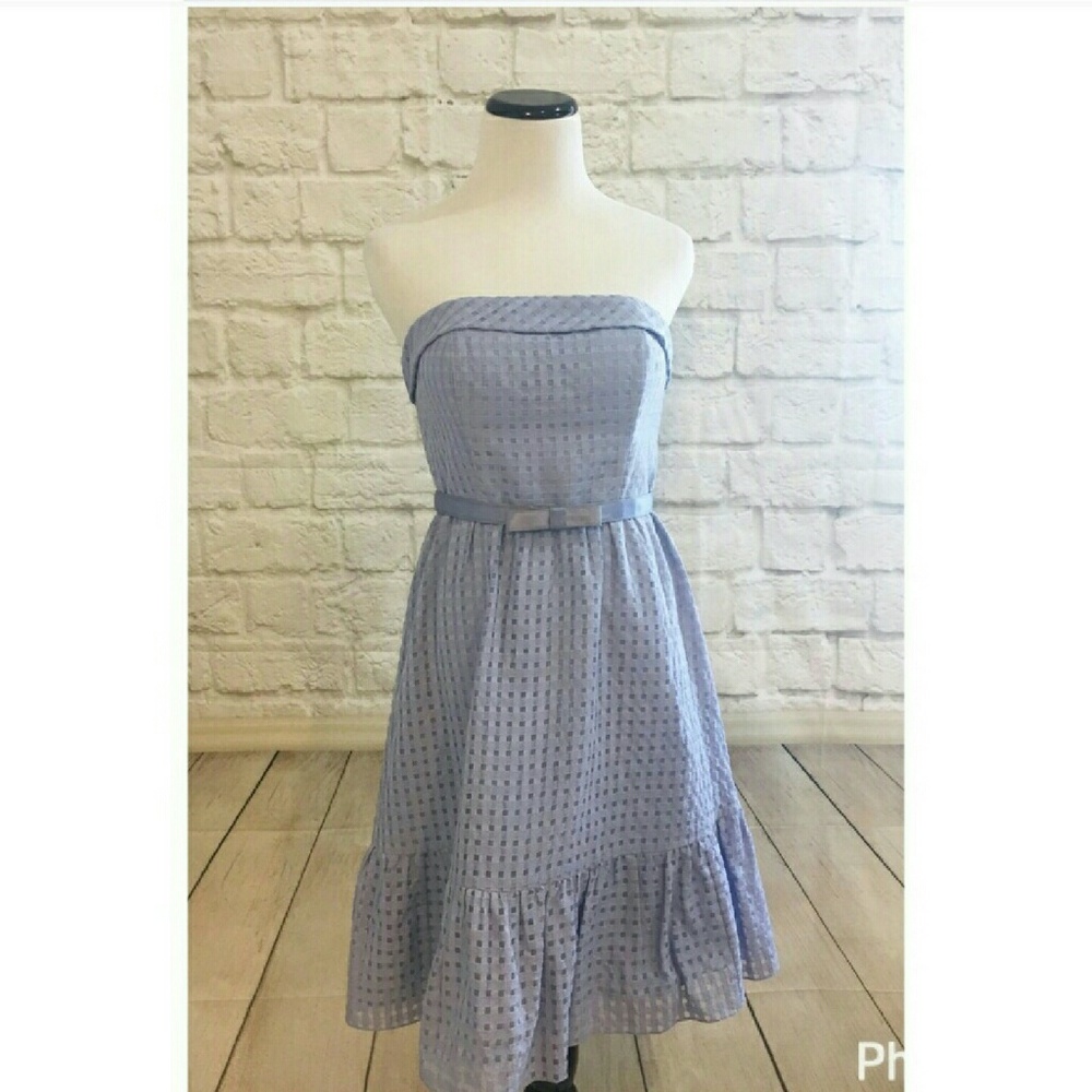 Anthropologie strapless eyelet dress - Picture 2 of 4