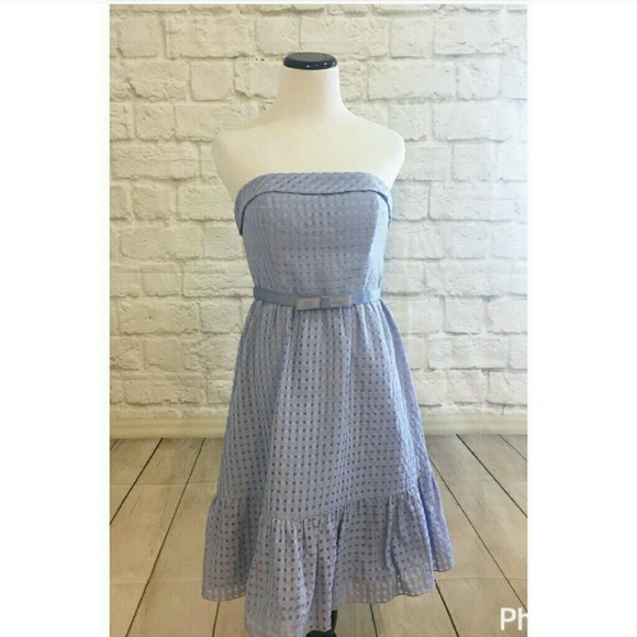 Anthropologie strapless eyelet dress - Picture 2 of 4