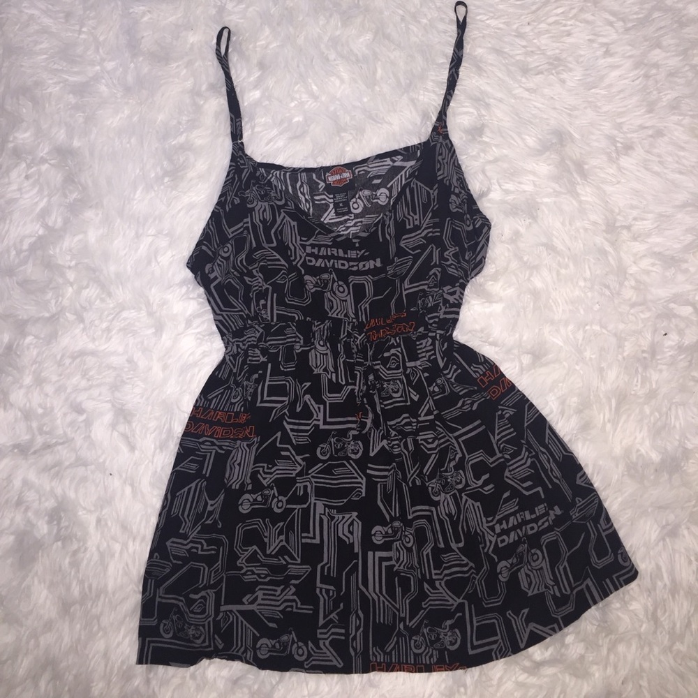 Harley Davidson Moto Print Dress