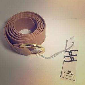 NWT B-Low The Belt in TAN Gold Buckle fabfitfun