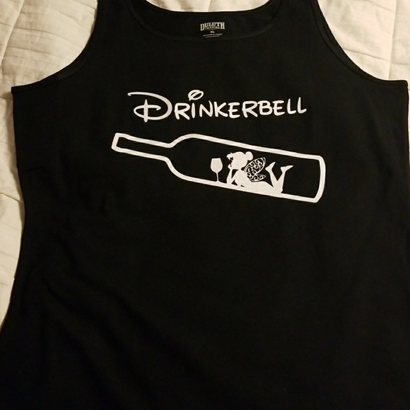 "DRINKERBELL" TANK W/ SPARKLE VINYL. - Picture 3 of 3
