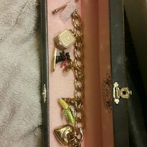 Juicy couture charm bracelet WITH CHARMS!