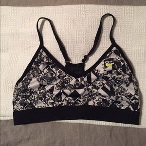 Nike skinny strap sports bra