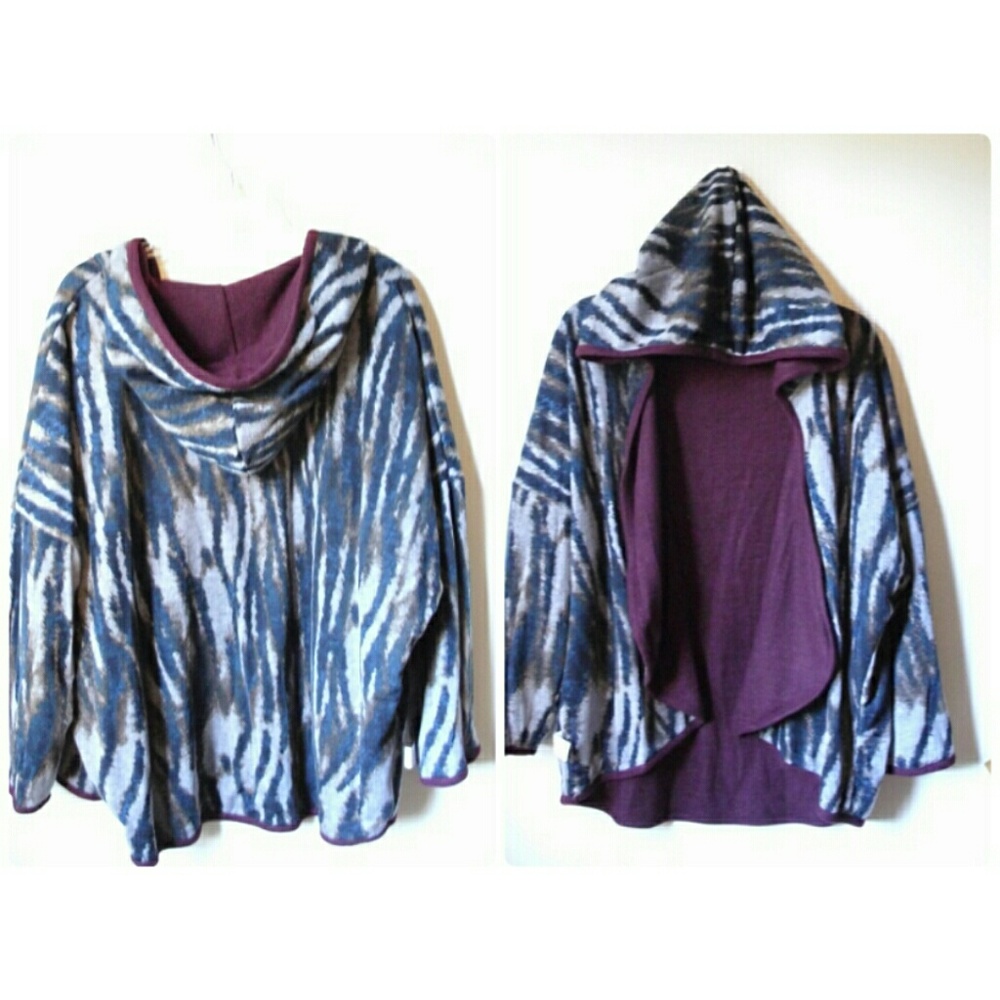 PLUS SIZE FUZZY HOODED CARDIGAN!🍁 - Picture 5 of 7