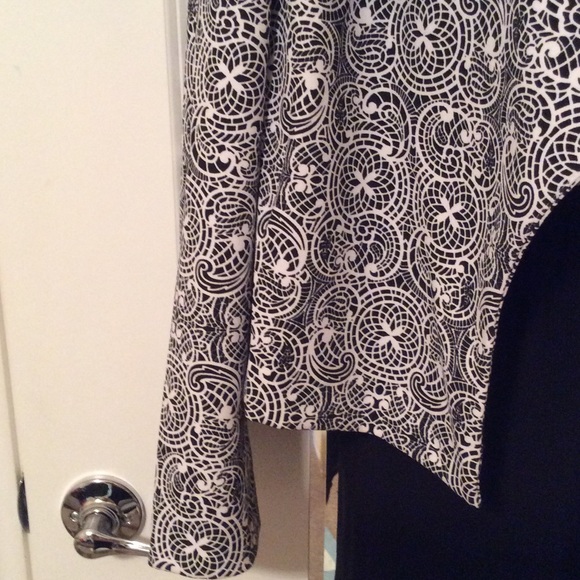 Anne Klein Blazer Black/White Pattern NWT - Picture 4 of 6