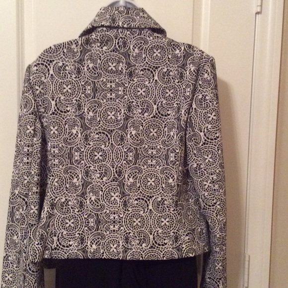 Anne Klein Blazer Black/White Pattern NWT - Picture 5 of 6