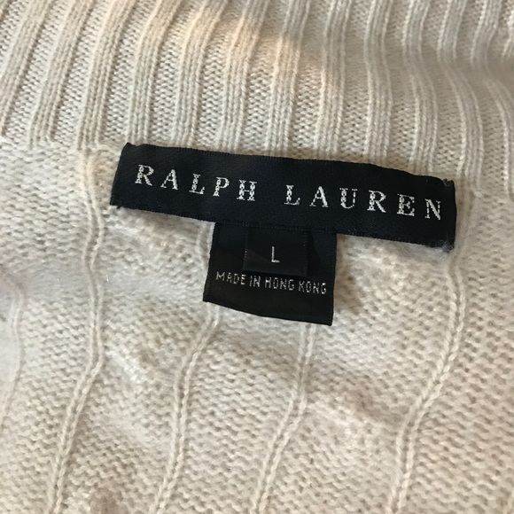 RALPH LAUREN BLACK LABEL CASHMERE SWEATER 0527 - Picture 7 of 7