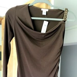 Cache asymmetrical dress
