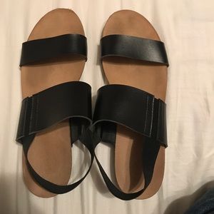 Black sandals