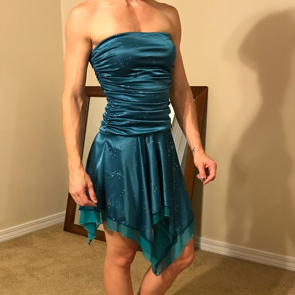 Turquoise dress