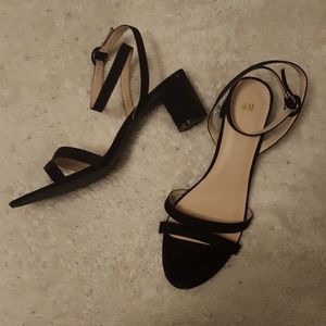 Black Strappy Heels