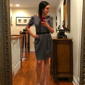 Juicy Couture Grey & Black Dress w/ Ribbon waist