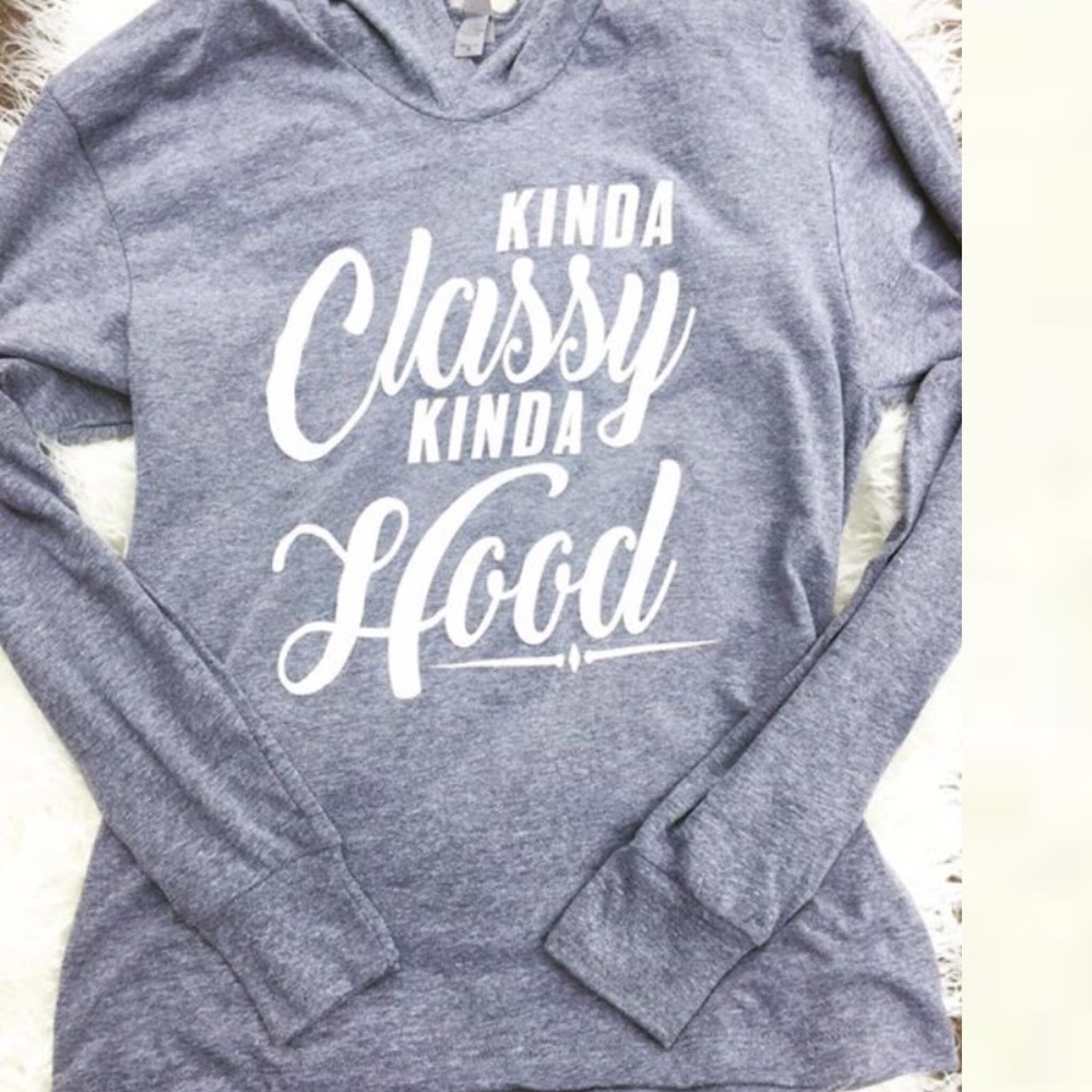 Last one! SMALL Kinda classy kinda hood hoodie - Picture 2 of 2