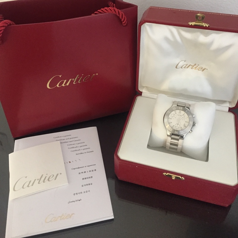 Must 21 Chronoscaph Stainless Steel Quartz