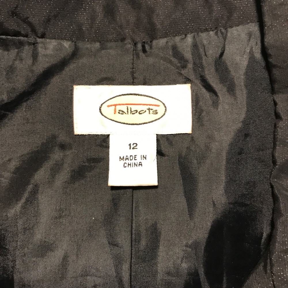 Talbots Black Jacket - Picture 4 of 5