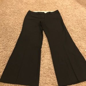 The Limited black Wide leg suit pant size 12 short