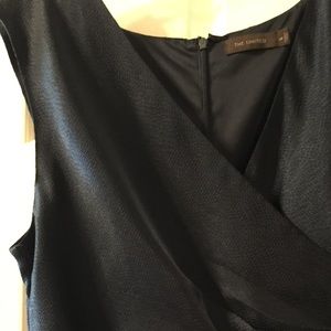 Faux Wrap Dress Navy Blue - The Limited