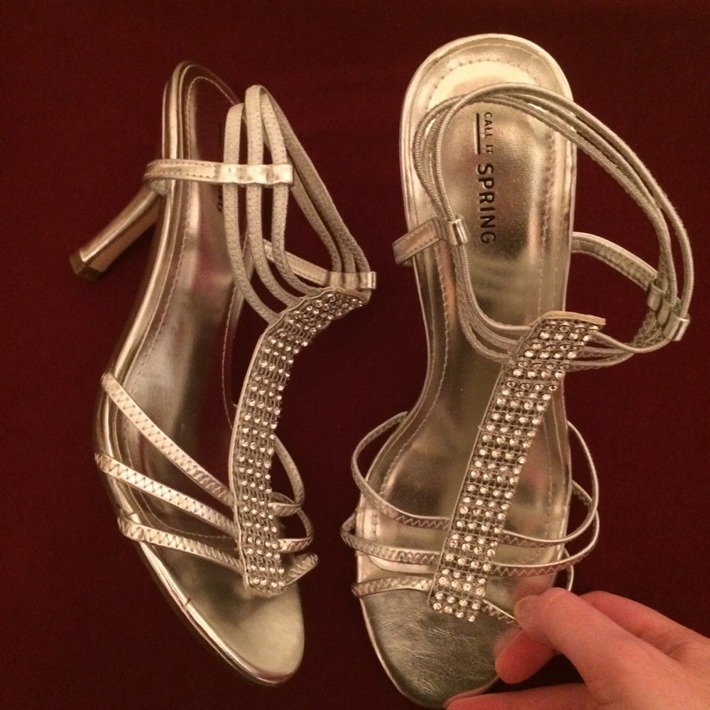 Call It Spring Silver Heels