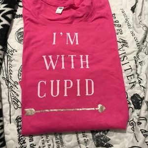 I’m with Cupid night shirt