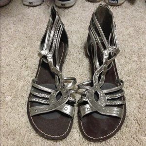 Metallic Sandals