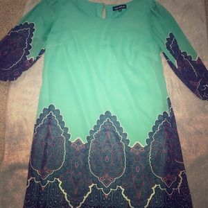 Teal dress