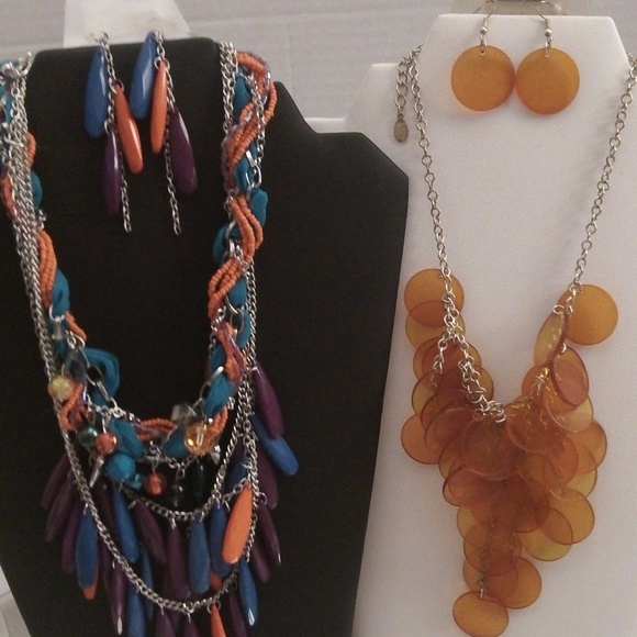 DESIGNER TAMINA NECKLACES EARRINGS & BRACELET. RET - Picture 1 of 8