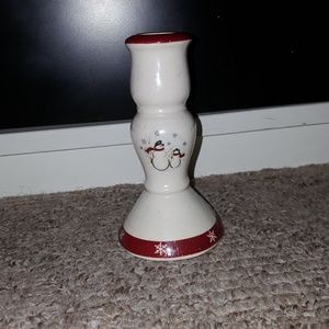 Candle handler with Christmas logo
