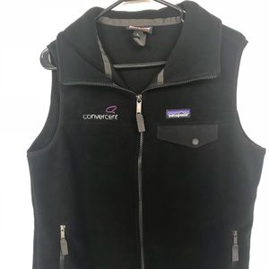 Patagonia Synchilla Black Vest Women’s Large Zip
