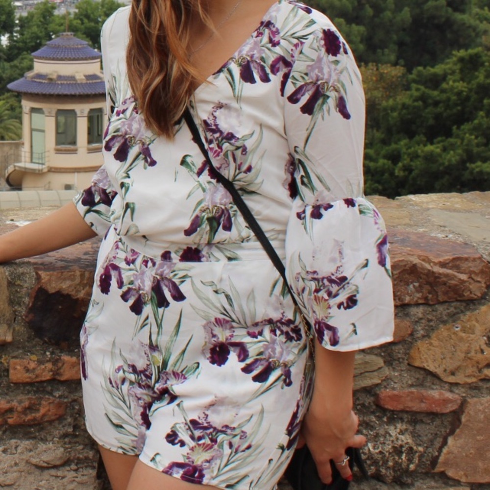 FLORAL ROMPER