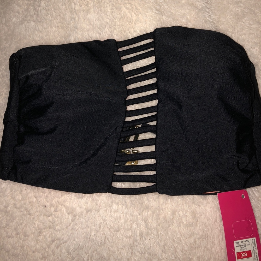 strapless bathing suit top