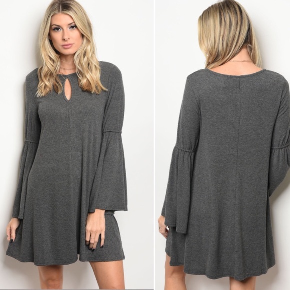 S-L charcoal dress - Picture 3 of 3