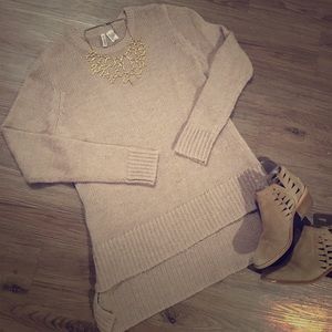 H&M Divided Blush High Low Sweater