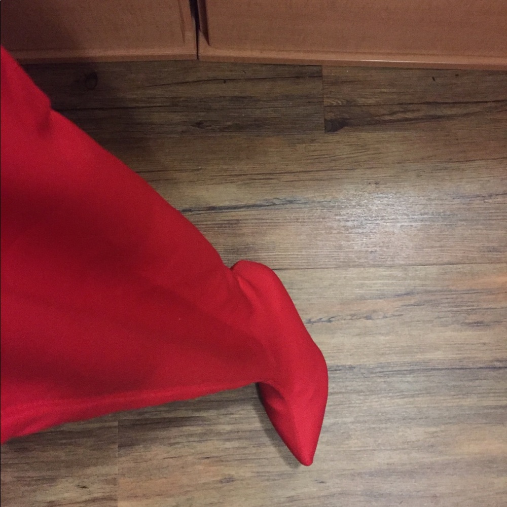 Red heel boots (make offer )