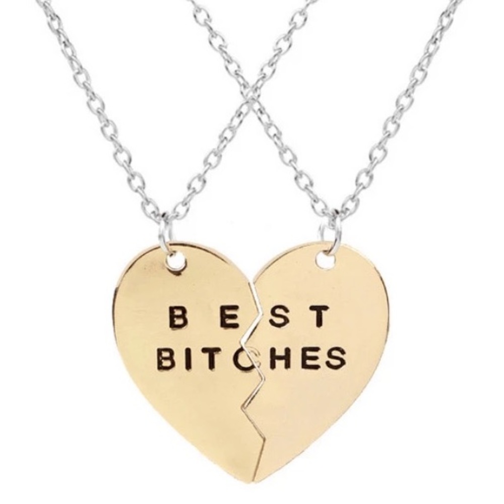 Best bitches gold necklace