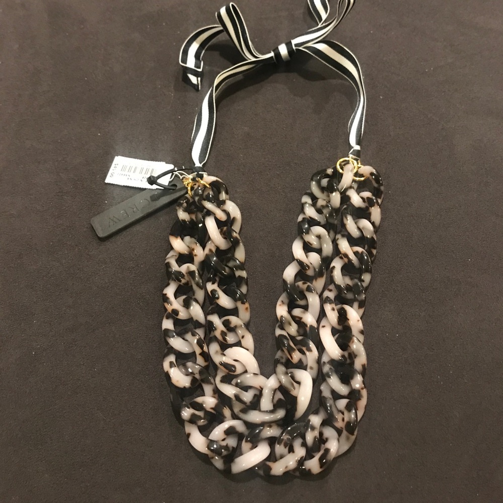 J.Crew Double Strand Tortoise Necklace