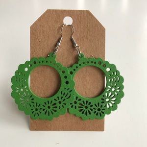 3 for $25! Beautiful Lace cut earrings New