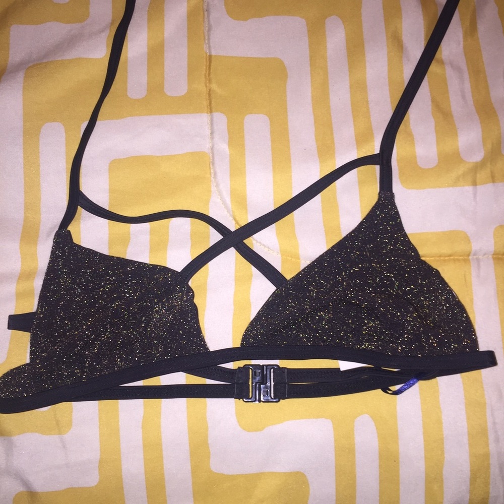 Sparkly bikini top