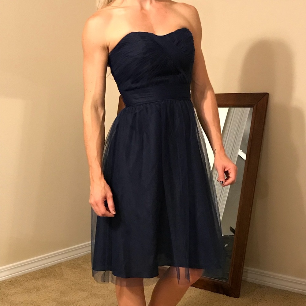 Bridesmaid dress strapless