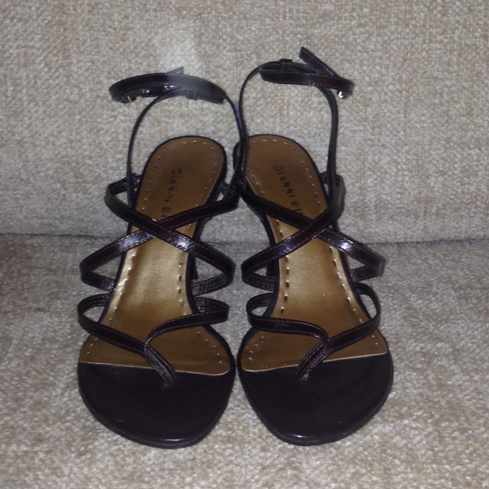 Gianni Bini Brown Strappy Heels - Size 7