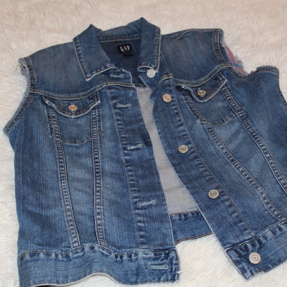Gap Blue Jean Vest