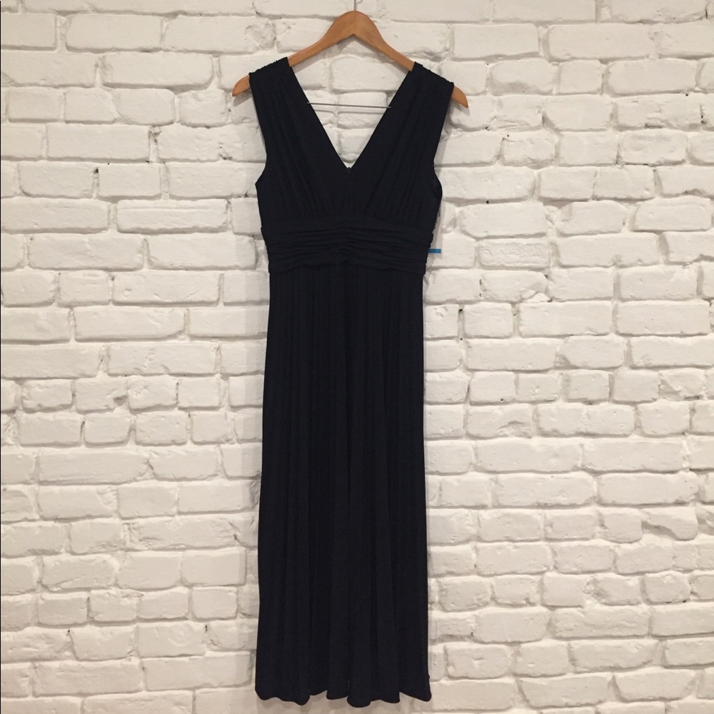 Ivy & Blu black cocktail midi length dress NWT - Picture 3 of 7