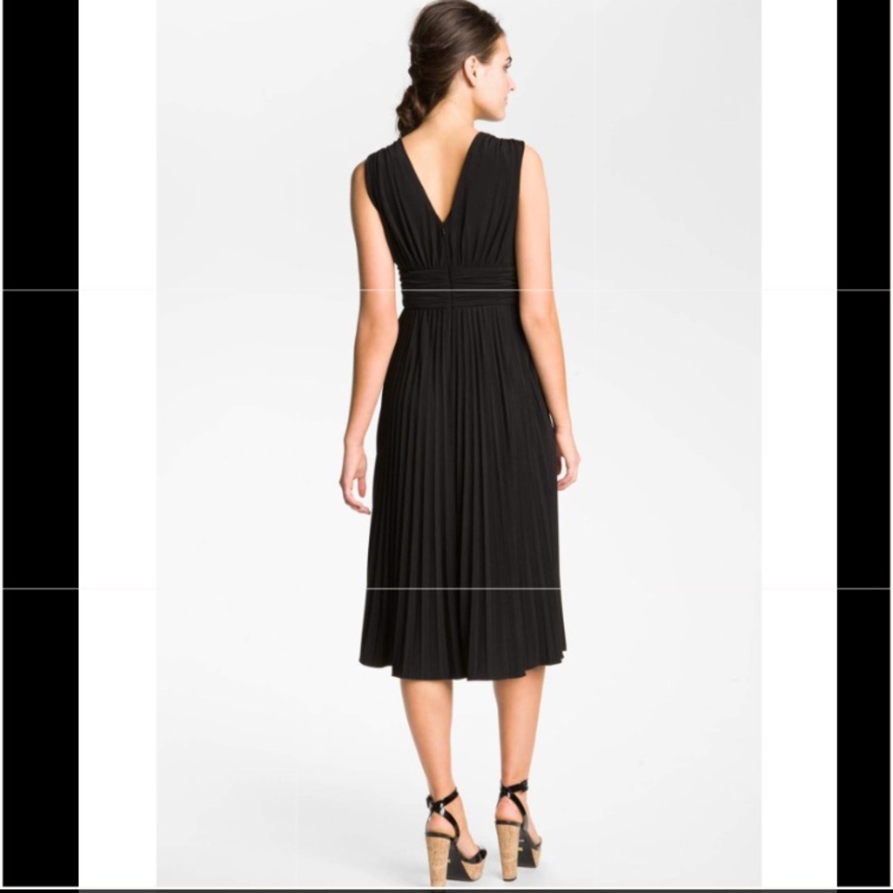 Ivy & Blu black cocktail midi length dress NWT - Picture 2 of 7