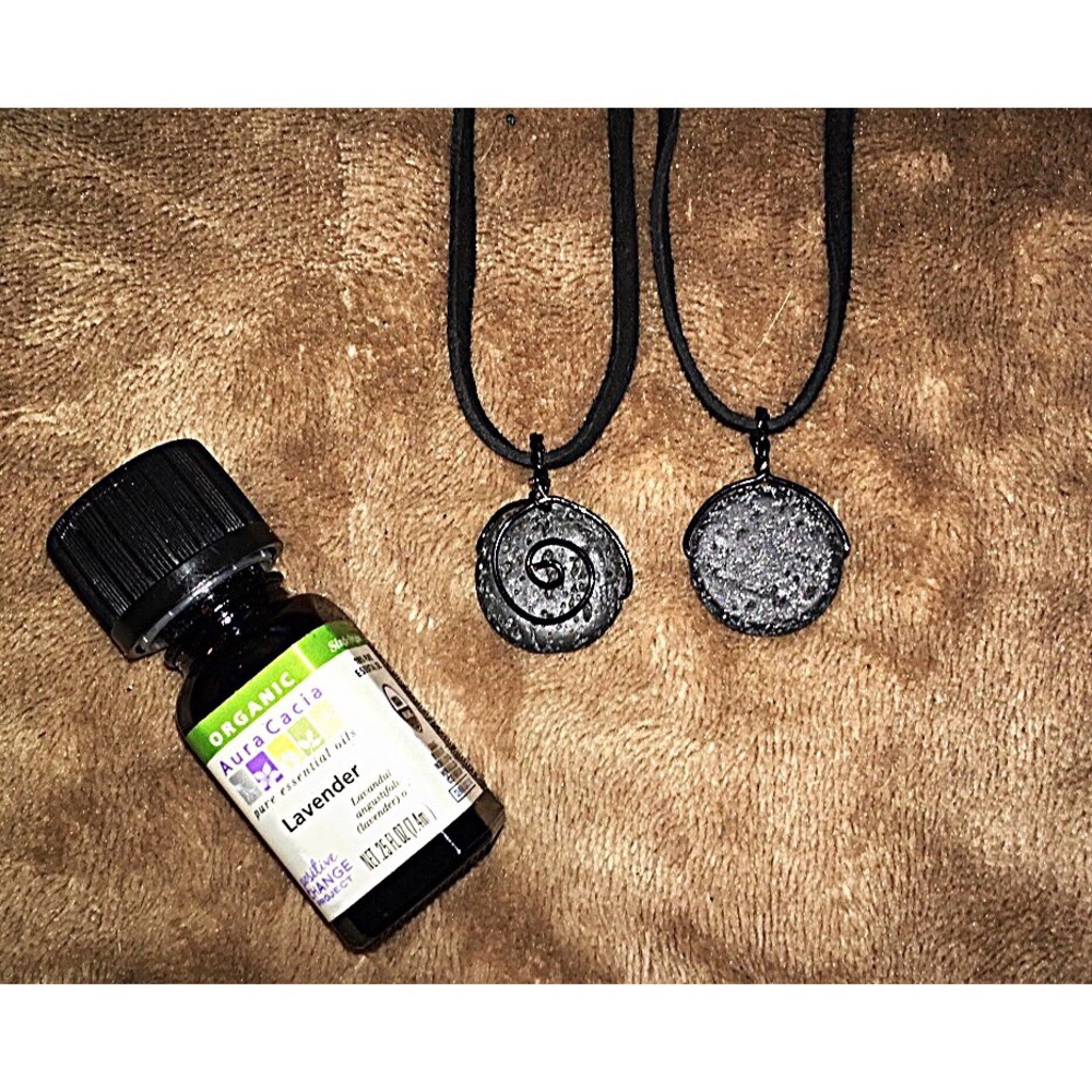 Lava Rock Essential Oil Diffuser Necklace