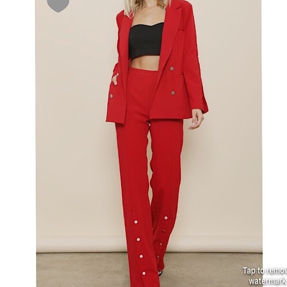 Fire Red Suit Set - Picture 2 of 5